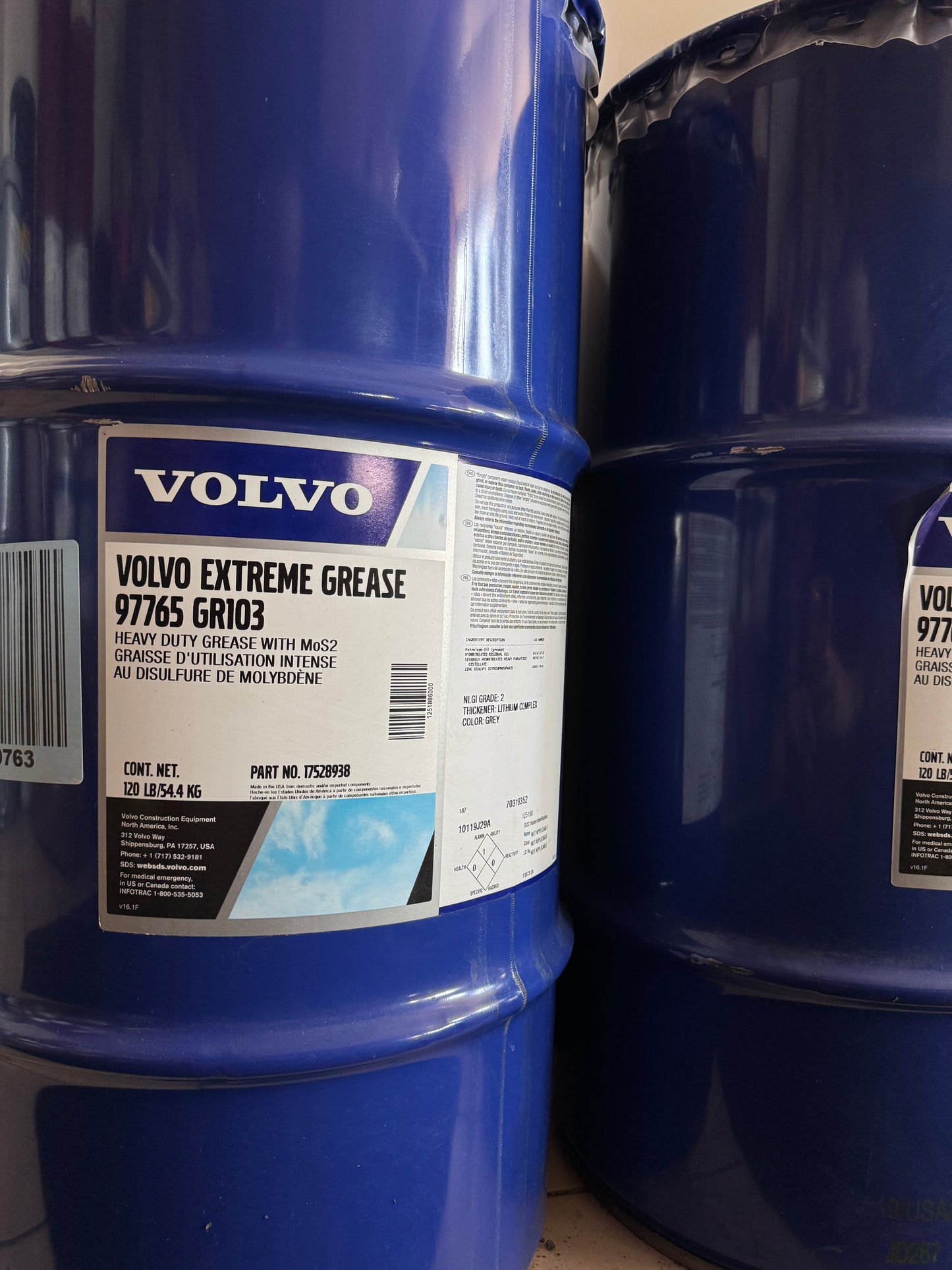 VOLVO EXTREME GREASE 97765 GR103 HEAVY DUTY