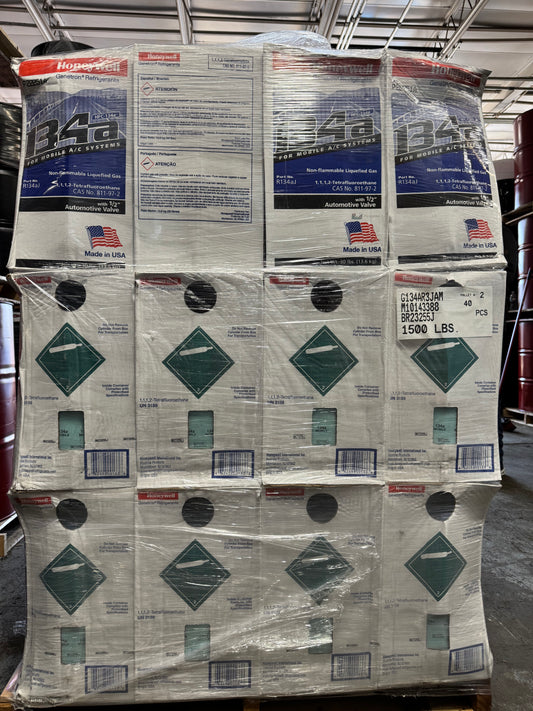 134A 30 LB NON FLAMMABLE LIQUEFIED GAS FREON