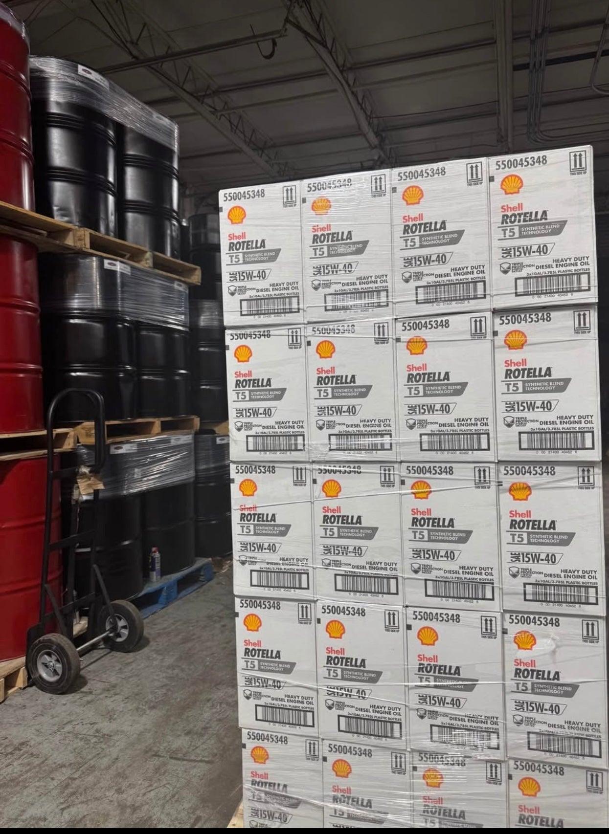 SHELL ROTELLA T5 SYNTHETIC SAE 15W-40 MOTOR OIL